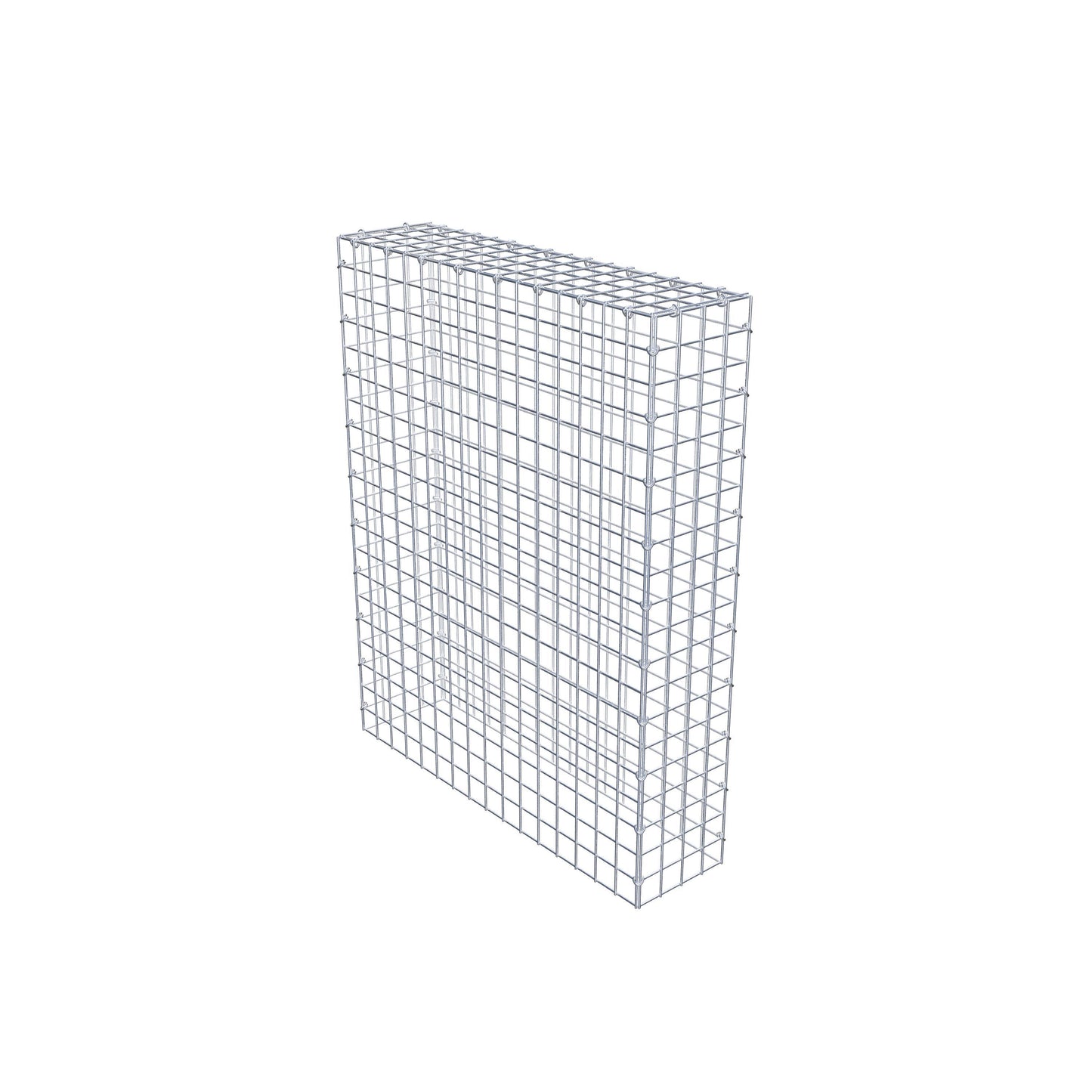 Anbaugabione Typ 3 100 cm x 80 cm x 20 cm (L x H x T), Maschenweite 5 cm x 5 cm, C-Ring