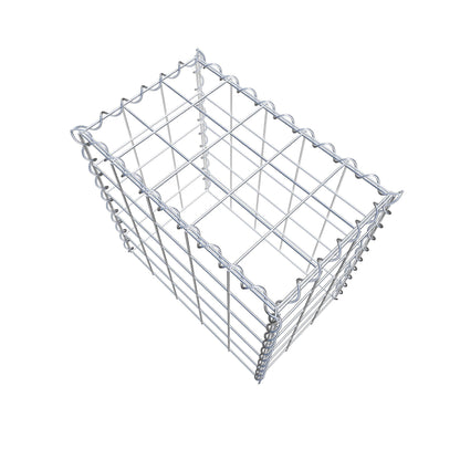 Anbaugabione Typ 3 50 cm x 50 cm x 30 cm (L x H x T), Maschenweite 10 cm x 10 cm, Spirale