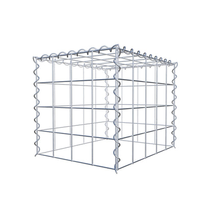Anbaugabione Typ 3 50 cm x 40 cm x 40 cm (L x H x T), Maschenweite 10 cm x 10 cm, Spirale