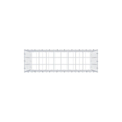 Gabion 100 cm x 60 cm x 30 cm (L x H x P), mailles 10 x 10 cm, anneau en spirale