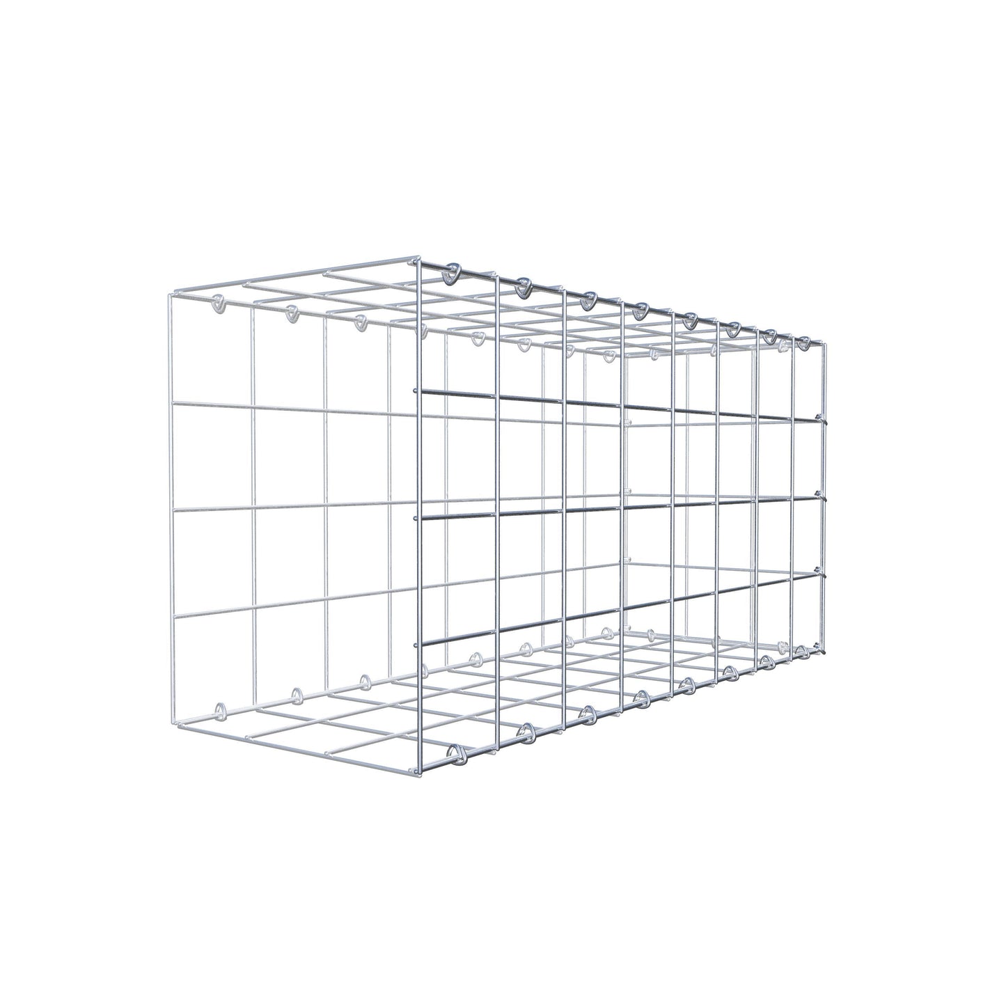 Pila adicional tipo 2 80 cm x 40 cm x 30 cm (L x A x P), malla 10 cm x 10 cm, anillo en C