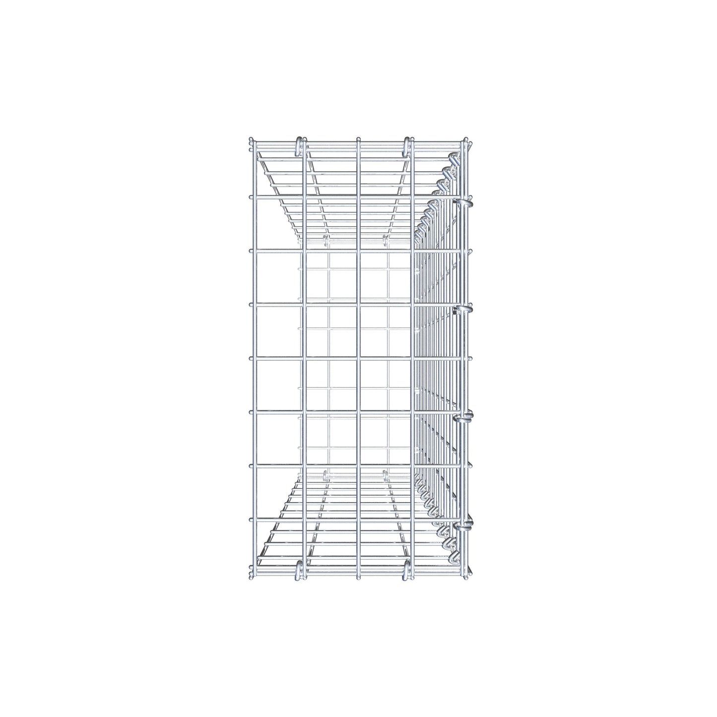 Pile aggiuntivo tipo 2 100 cm x 20 cm x 40 cm, maglia 5 cm x 10 cm, anello a C