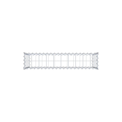Gabion 100 cm x 50 cm x 20 cm (L x H x D), maskstorlek 10 cm x 10 cm, spiral