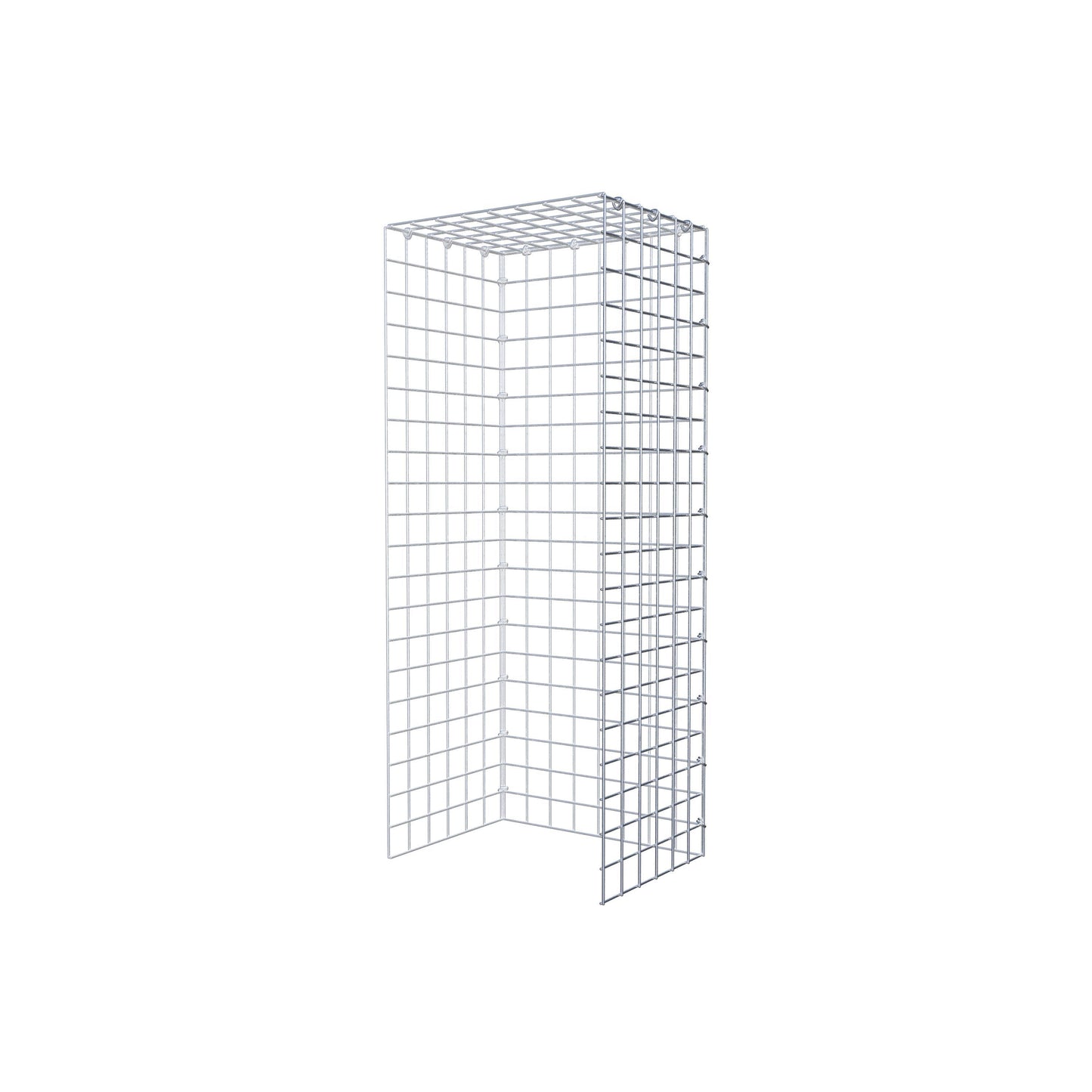 Gabbione aggiuntivo di tipo 4 100 cm x 30 cm x 40 cm (L x A x P), maglia 5 cm x 5 cm, anello a C