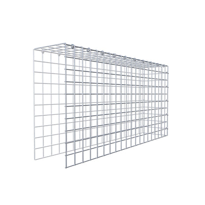 Fourche rapportée type 4 100 cm x 50 cm x 20 cm (L x H x P), mailles 5 cm x 5 cm, anneau C