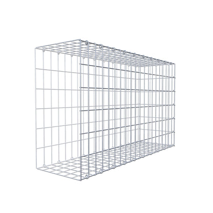 Mounted gabion type 2 100 cm x 60 cm x 30 cm, mesh size 5 cm x 10 cm, C-ring