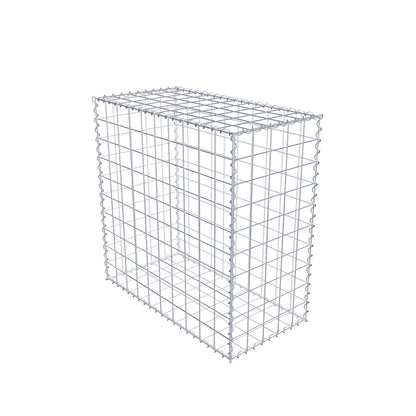 Lot de 2 gabions 100 cm x 100 cm x 50 cm (L x H x P), mailles 10 x 10 cm, spirale