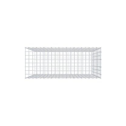 Monteret gabion type 2 100 cm x 100 cm x 40 cm, maskestørrelse 5 cm x 10 cm, C-ring