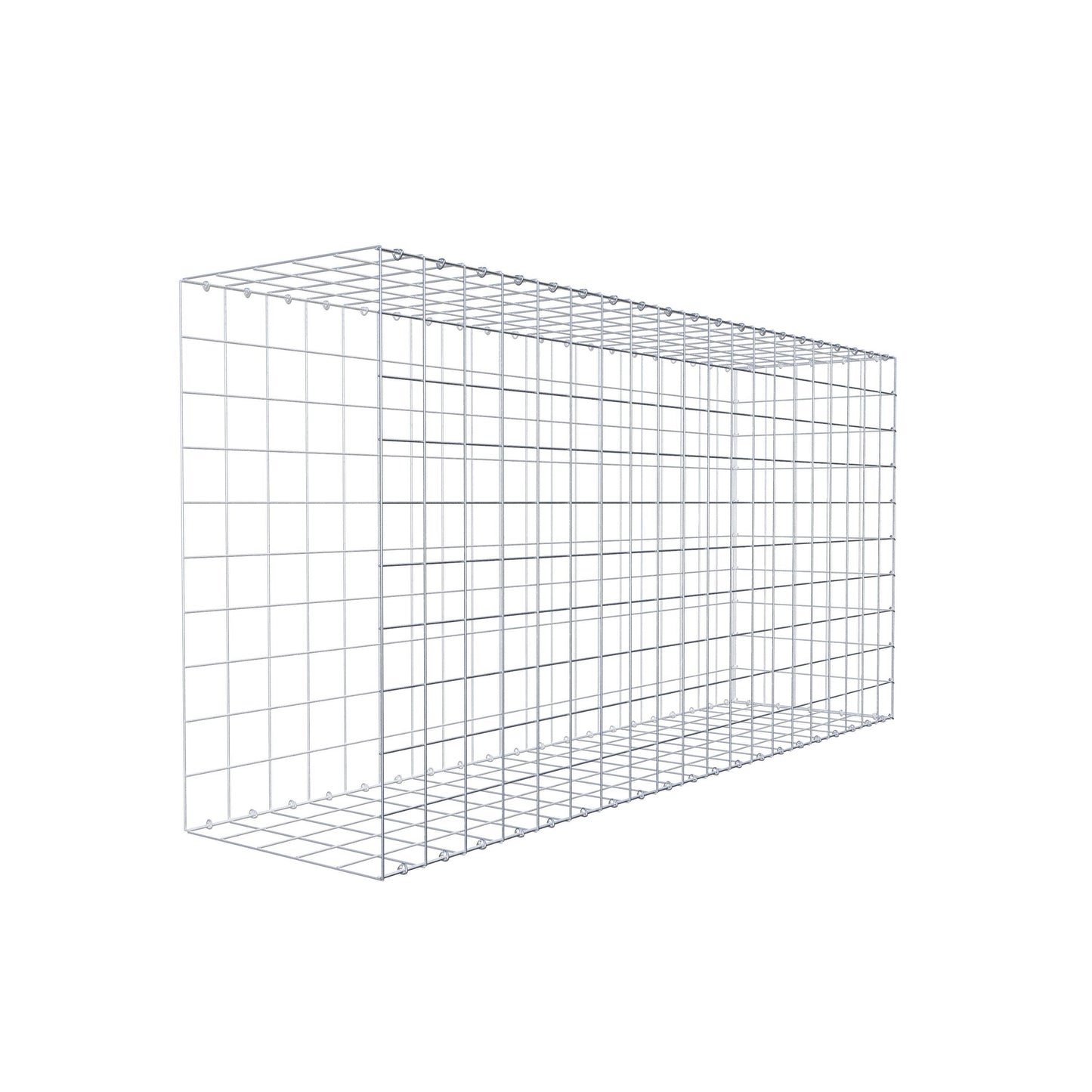Fourche rapportée type 2 200 cm x 100 cm x 50 cm (L x H x P), mailles 10 cm x 10 cm, anneau en C