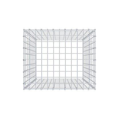 Type 3 oplegkorf 100 cm x 60 cm x 50 cm (L x H x D), maaswijdte 5 cm x 10 cm, C-ring