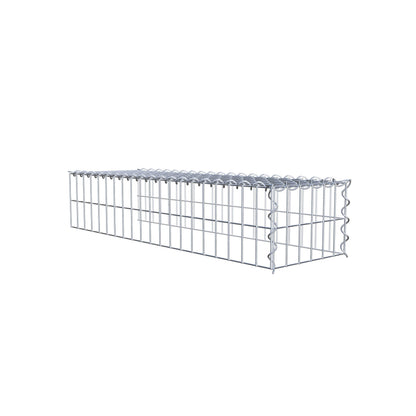 Gabbione aggiuntivo tipo 4 100 cm x 20 cm x 30 cm (L x A x P), maglia 5 cm x 10 cm, spirale