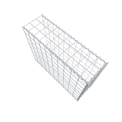 Anbaugabione Typ 2 100 cm x 80 cm x 30 cm (L x H x T), Maschenweite 10 cm x 10 cm, Spirale