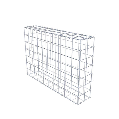 Gabion 100 cm x 70 cm x 20 cm (L x H x D), maskstorlek 10 x 10 cm, spiralring