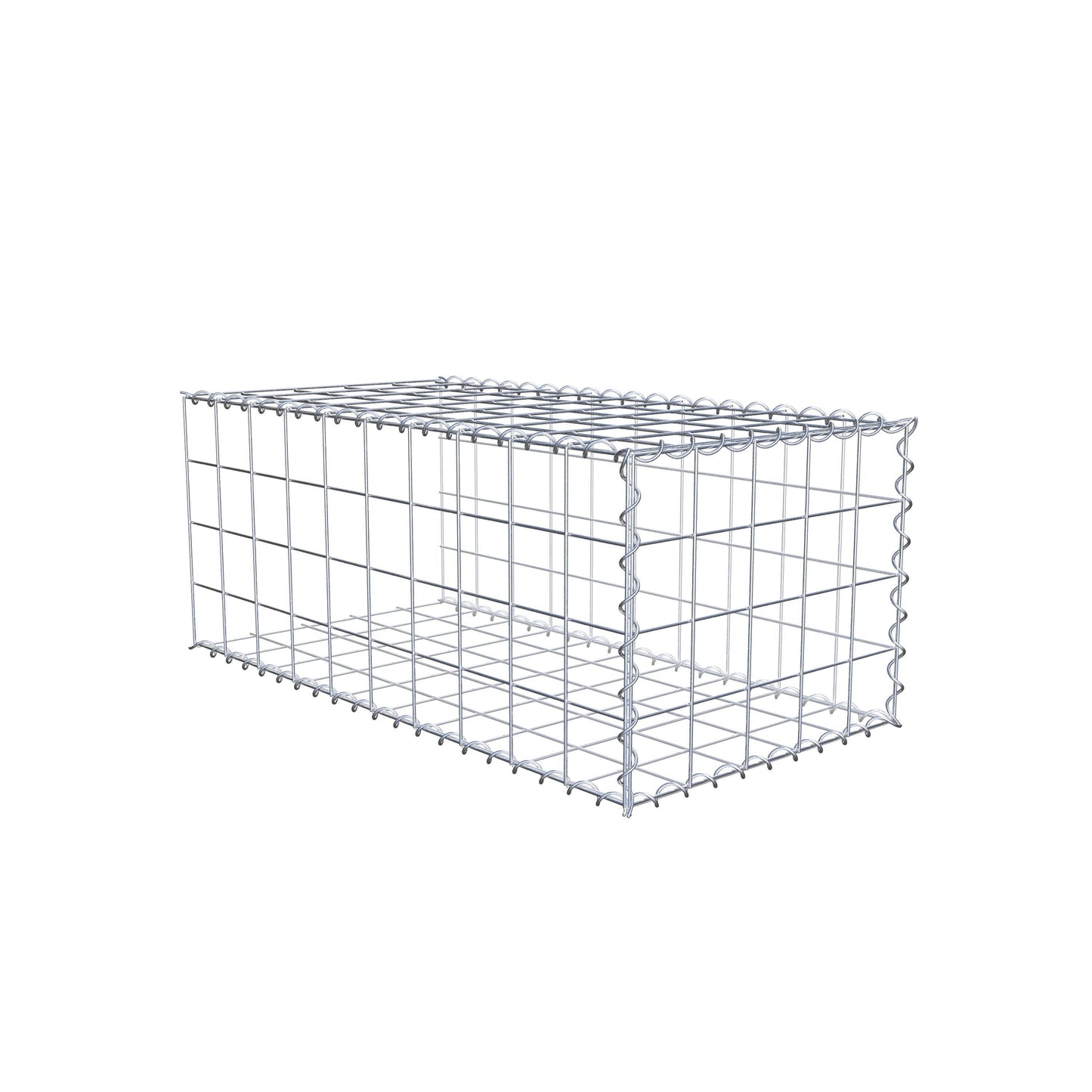 Add-on schanskorf type 2 100 cm x 40 cm x 50 cm (L x H x D), maaswijdte 10 cm x 10 cm, spiraal