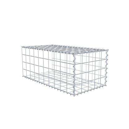Add-on schanskorf type 2 100 cm x 40 cm x 50 cm (L x H x D), maaswijdte 10 cm x 10 cm, spiraal