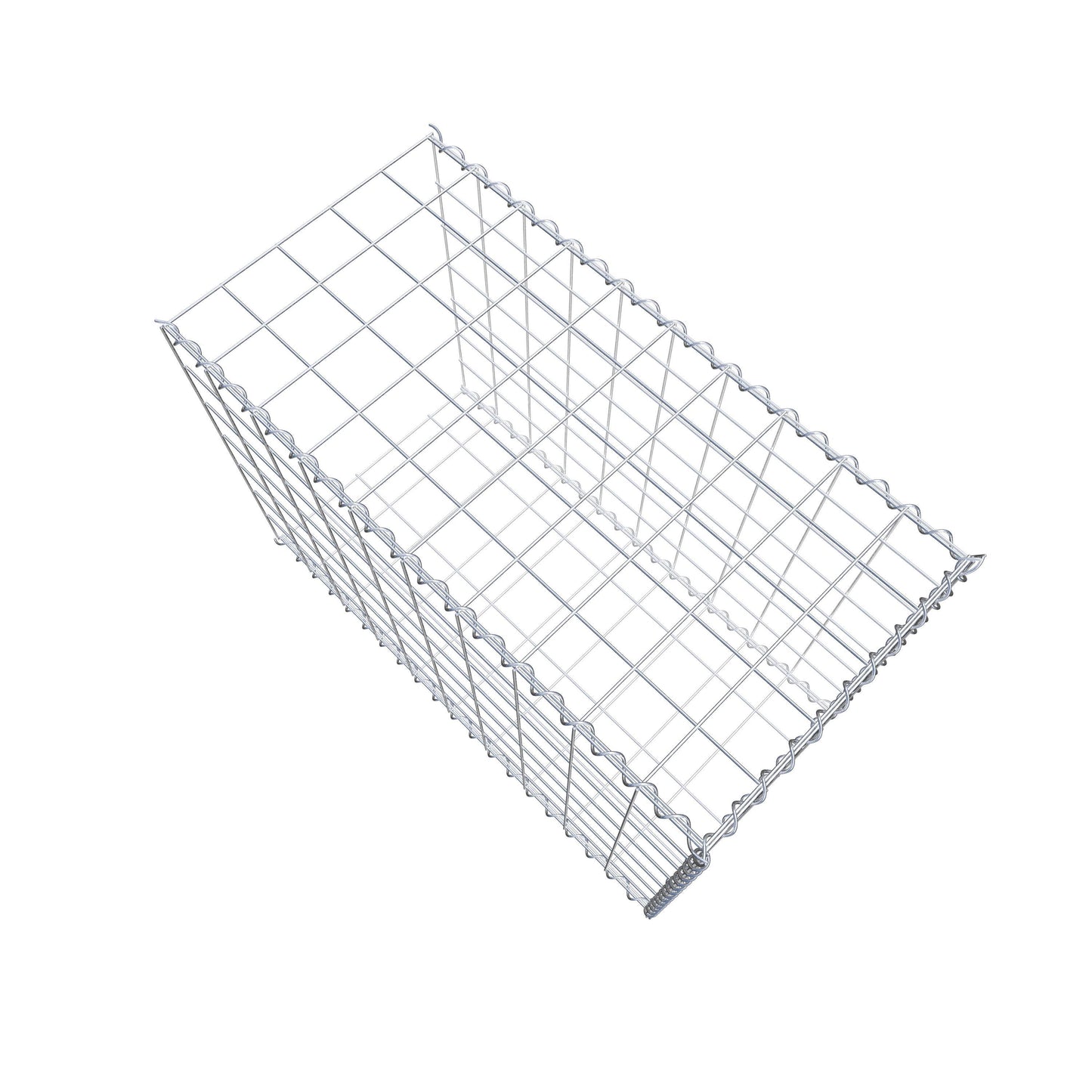Gavión complementario tipo 2 100 cm x 70 cm x 50 cm (L x A x P), luz de malla 10 cm x 10 cm, en espiral