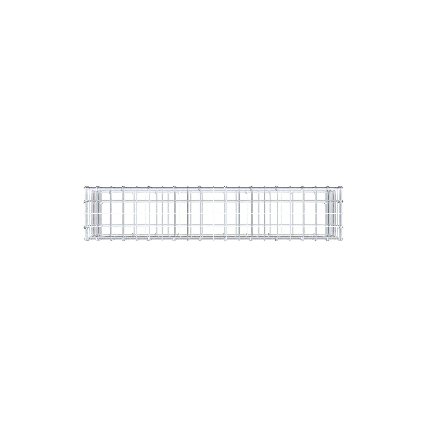 Gabion 100 cm x 40 cm x 20 cm (L x H x D), mesh size 5 cm x 5 cm, C-ring