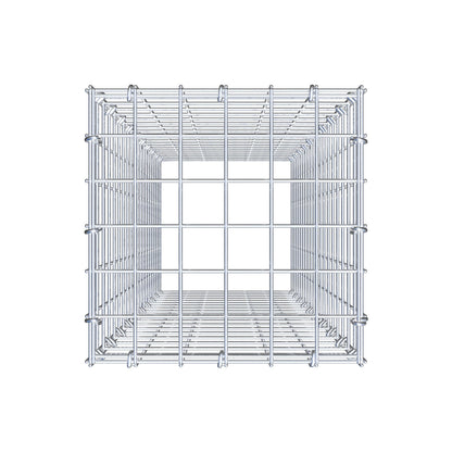 Anbaugabione Typ 3 100 cm x 30 cm x 30 cm (L x H x T), Maschenweite 5 cm x 5 cm, C-Ring