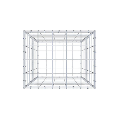 Gabione 100 cm x 50 cm x 40 cm (L x H x T), Maschenweite 10 cm x 10 cm, C-Ring
