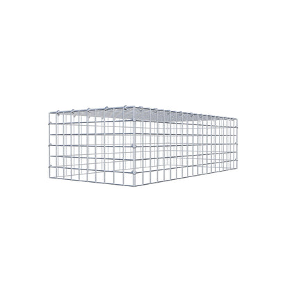 Gabião Tipo 3 100 cm x 30 cm x 50 cm (C x A x P), malhagem 5 cm x 5 cm, anel C