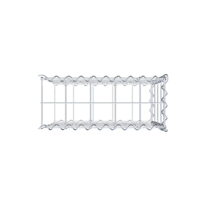Anbaugabione Typ 2 50 cm x 40 cm x 20 cm (L x H x T), Maschenweite 10 cm x 10 cm, Spirale