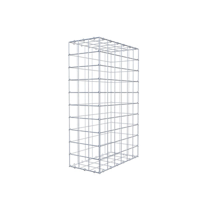 Gabion 100 cm x 60 cm x 30 cm (L x H x D), maskestørrelse 10 cm x 10 cm, C-ring