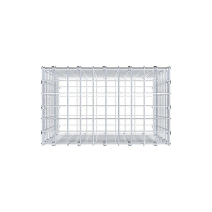 Gabione 50 cm x 50 cm x 30 cm (L x H x T), Maschenweite 5 x 5 cm, Spiralring