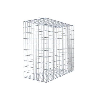 Gabion 100 cm x 100 cm x 50 cm (L x H x D), maskestørrelse 5 cm x 10 cm, C-ring