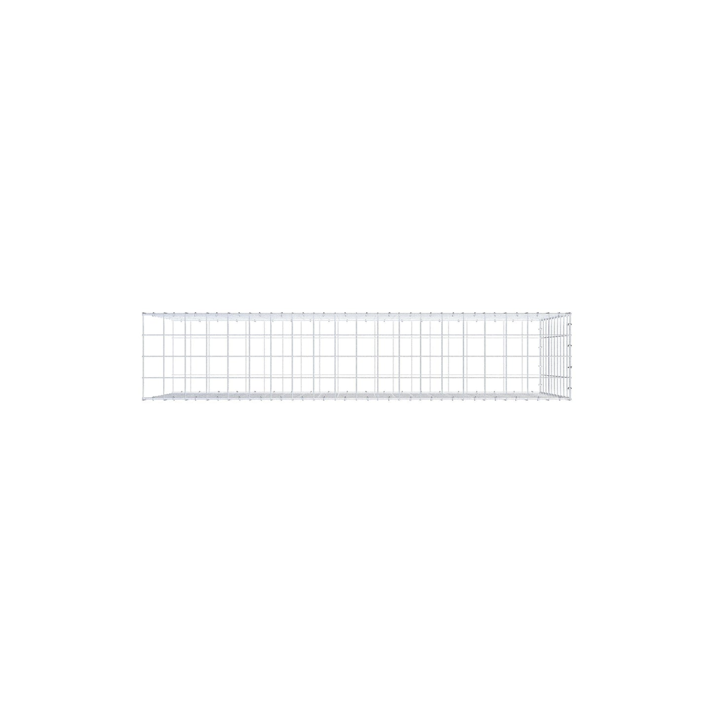 Gabião Tipo 2 200 cm x 100 cm x 40 cm (C x A x P), malhagem 10 cm x 10 cm, anel C
