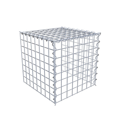 Anbaugabione Typ 4 40 cm x 40 cm x 40 cm (L x H x T), Maschenweite 5 cm x 5 cm, Spirale