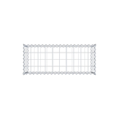 Gabion 100 cm x 40 cm x 40 cm (L x H x P), mailles 10 cm x 10 cm, spirale