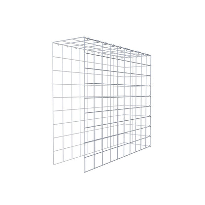 Monteret gabion type 4 100 cm x 90 cm x 30 cm (L x H x D), maskestørrelse 10 cm x 10 cm, C-ring