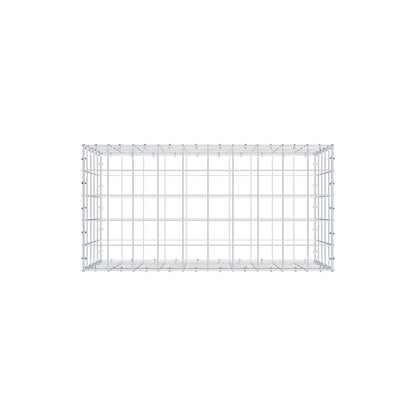 Gabião 100 cm x 50 cm x 50 cm (C x A x P), malhagem 10 cm x 10 cm, anel C