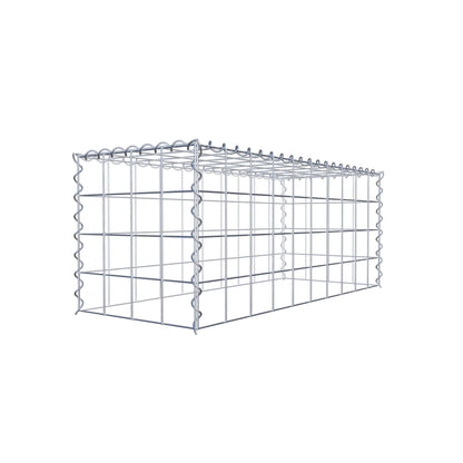 Grown-on gabion type 3 100 cm x 40 cm x 40 cm (L x H x D), mesh size 10 cm x 10 cm, spiral