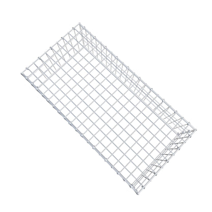 Type 3 oplegkorf 100 cm x 30 cm x 50 cm (L x H x D), maaswijdte 5 cm x 10 cm, C-ring