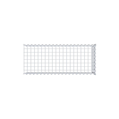 Anbaugabione Typ 4 100 cm x 30 cm x 40 cm (L x H x T), Maschenweite 5 cm x 5 cm, Spirale