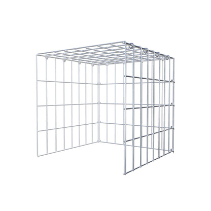 Anbaugabione Typ 4 40 cm x 40 cm x 40 cm (L x H x T), Maschenweite 5 cm x 10 cm, C-Ring