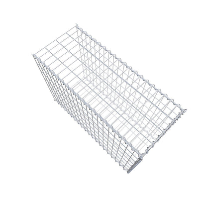Gabbione aggiuntivo tipo 2 100 cm x 70 cm x 40 cm (L x H x P), dimensione maglia 5 cm x 10 cm, a spirale