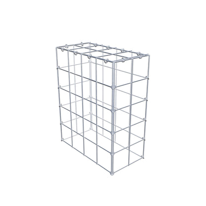 Monteret gabion type 3 50 cm x 40 cm x 20 cm (L x H x D), maskestørrelse 10 cm x 10 cm, C-ring