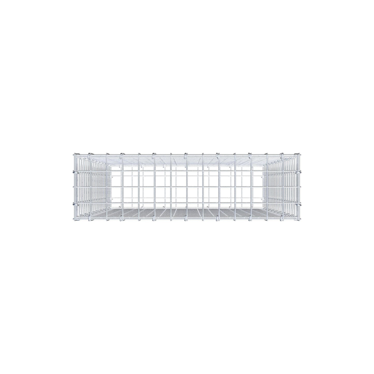 Gabião 100 cm x 70 cm x 20 cm (C x A x P), malhagem 5 cm x 5 cm, anel C