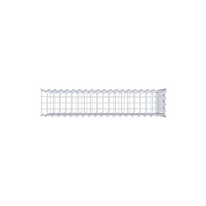 Anbaugabione Typ 2 100 cm x 50 cm x 20 cm (L x H x T), Maschenweite 5 cm x 5 cm, Spirale