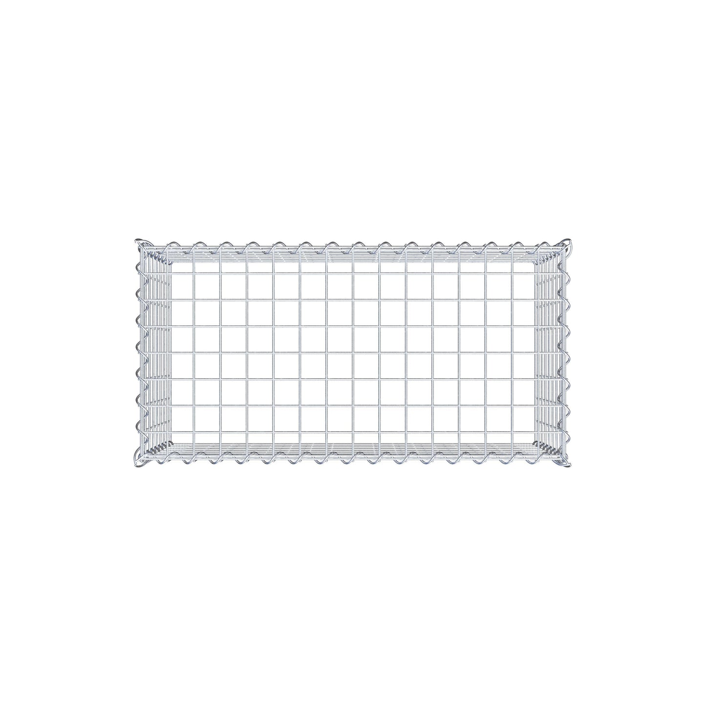 Opvokset gabion type 3 80 cm x 40 cm x 40 cm (L x H x D), maskestørrelse 5 cm x 5 cm, spiral