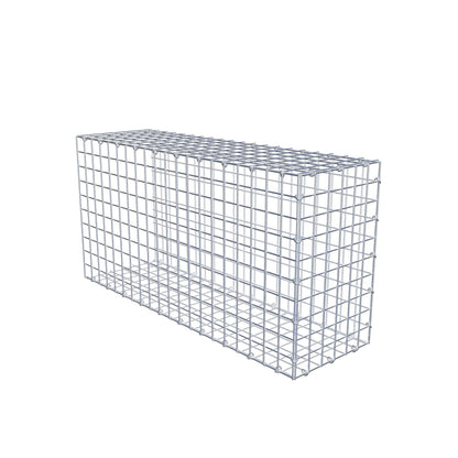 Anbaugabione Typ 2 100 cm x 50 cm x 30 cm (L x H x T), Maschenweite 5 cm x 5 cm, C-Ring