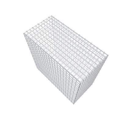 Gabbione 100 cm x 100 cm x 50 cm (L x H x P), maglia 5 cm x 5 cm, anello a C