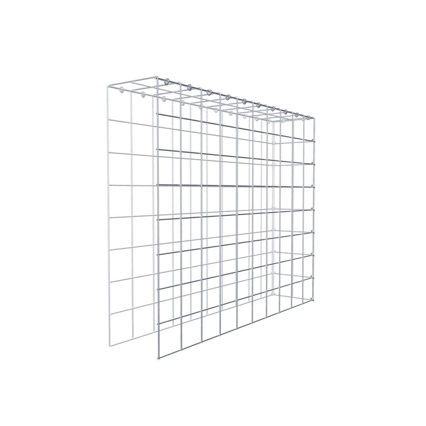 Fourche rapportée type 4 100 cm x 80 cm x 20 cm (L x H x P), mailles 10 cm x 10 cm, anneau C