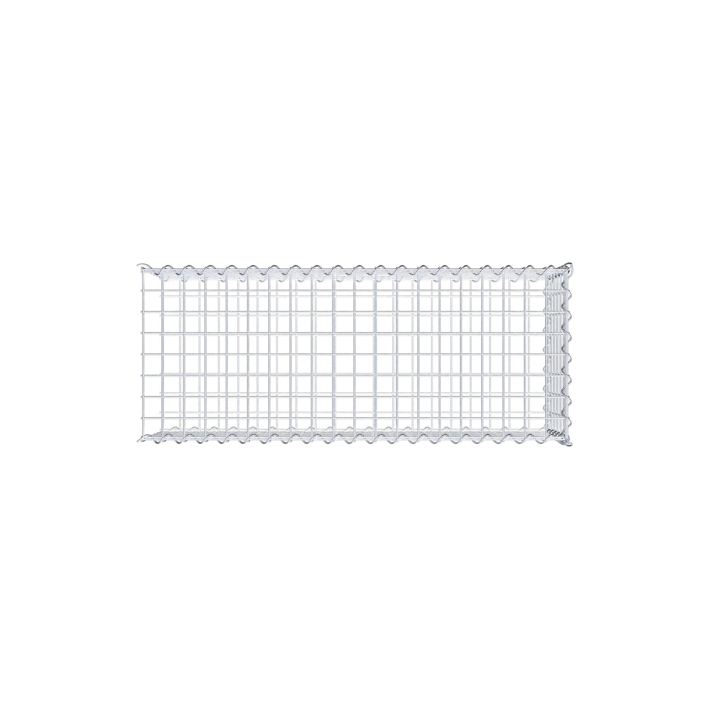 Gabião Tipo 2 100 cm x 30 cm x 40 cm (C x A x P), malhagem 5 cm x 5 cm, espiral