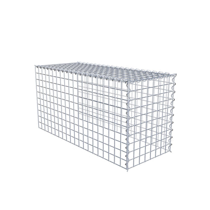 Anbaugabione Typ 4 100 cm x 50 cm x 40 cm (L x H x T), Maschenweite 5 cm x 5 cm, Spirale