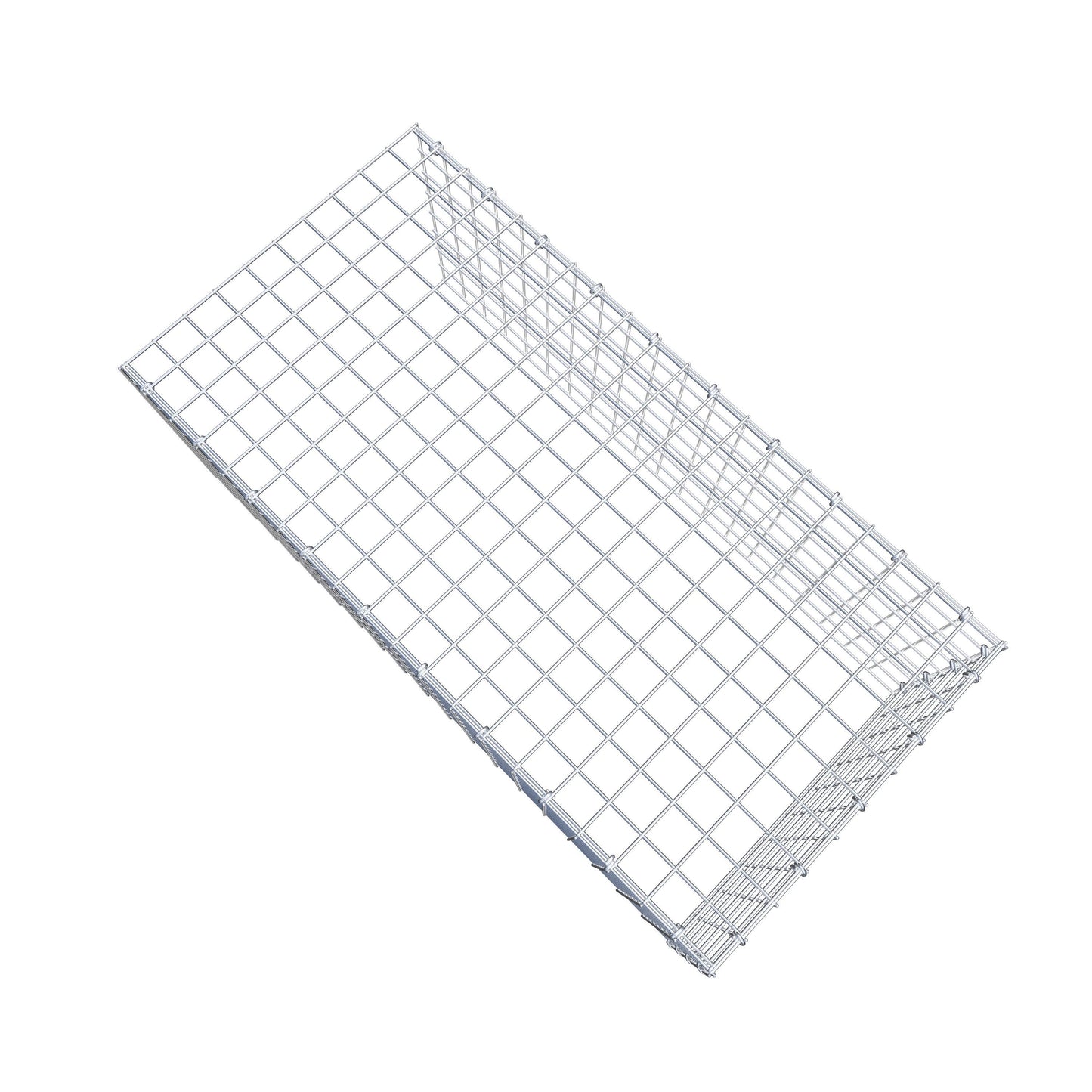 Gabião Tipo 4 100 cm x 40 cm x 50 cm (C x A x P), malhagem 5 cm x 5 cm, anel C