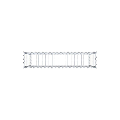 Gabbione 100 cm x 70 cm x 20 cm (L x H x P), maglia 10 cm x 10 cm, spirale