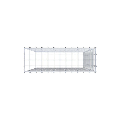 Gabbione aggiuntivo di tipo 4 100 cm x 60 cm x 20 cm (L x H x P), maglia 5 cm x 5 cm, anello a C